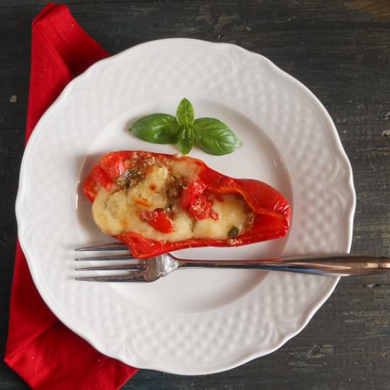 Baked stuffed peppers