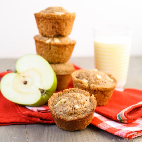 Double Apple Bran Muffins