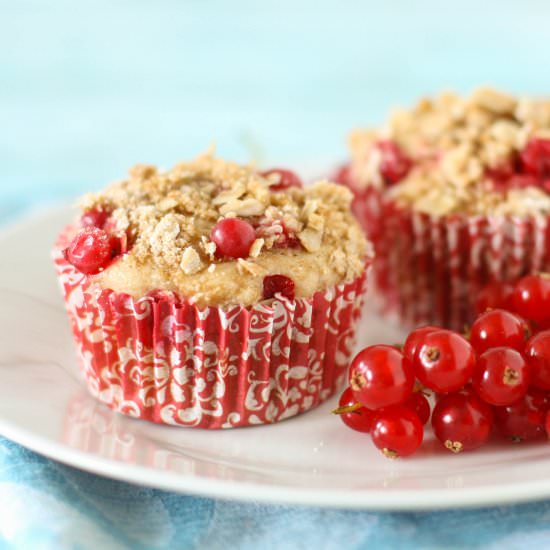 Red Currant Streusel Muffins