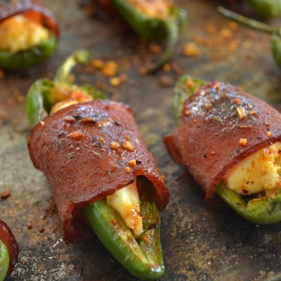Bacon-Wrapped Jalepeno Poppers