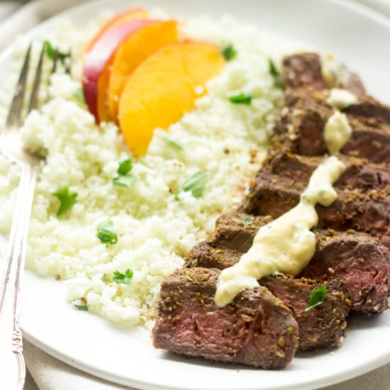 Coconut Curry Mango Steak