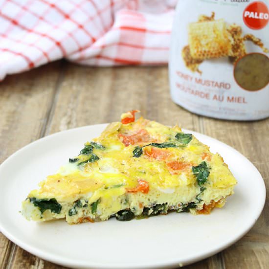 Honey Mustard Veggie Frittata