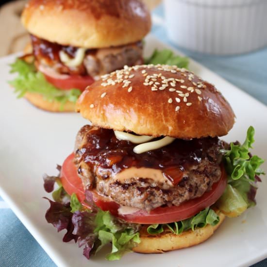 Beef Sliders on Brioche