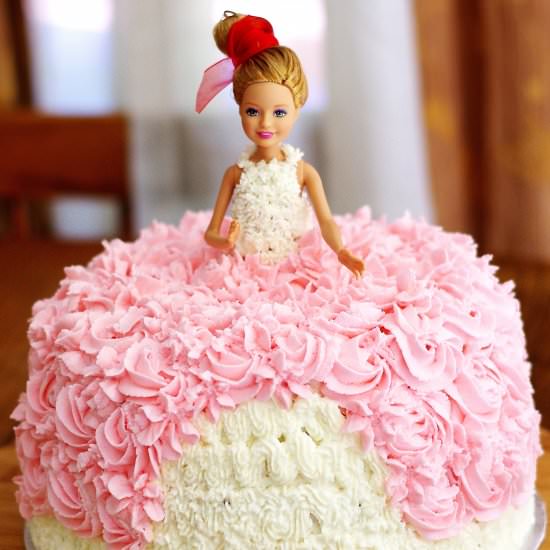 Barbie Birthday Cake