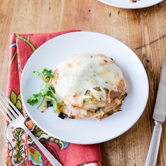 Veggie Enchilada Stacks