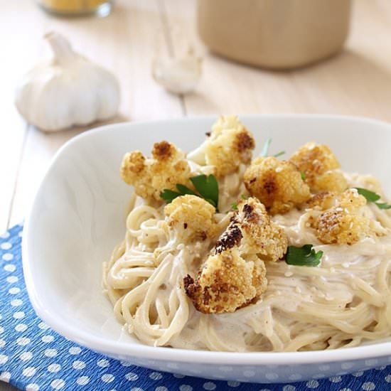 Roasted/Cumin Cauliflower Pasta