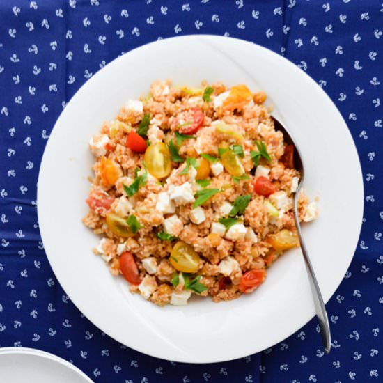 Warm Mediterranean Couscous Salad