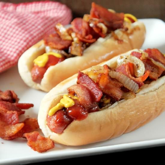 Bacon Hot Dogs