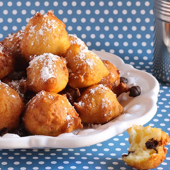 Ricotta Fritters with Chocolate