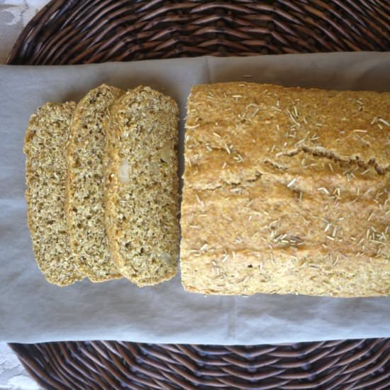 Rosemary Garlic Loaf (paleo, GF)