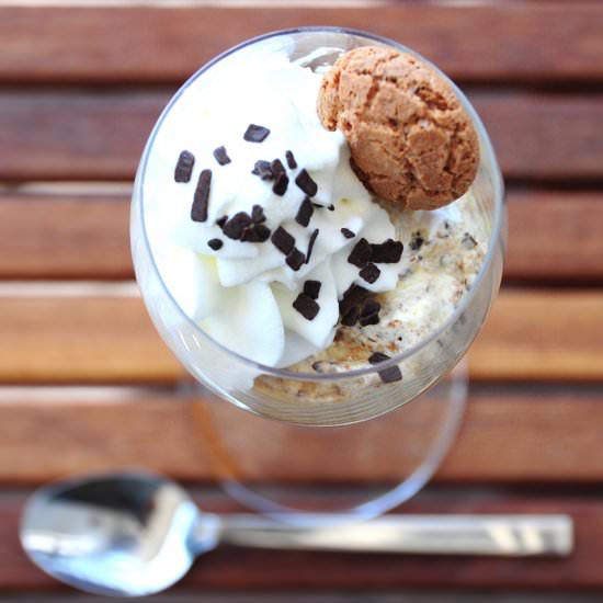 “Amaretto” and Chocolate Parfait