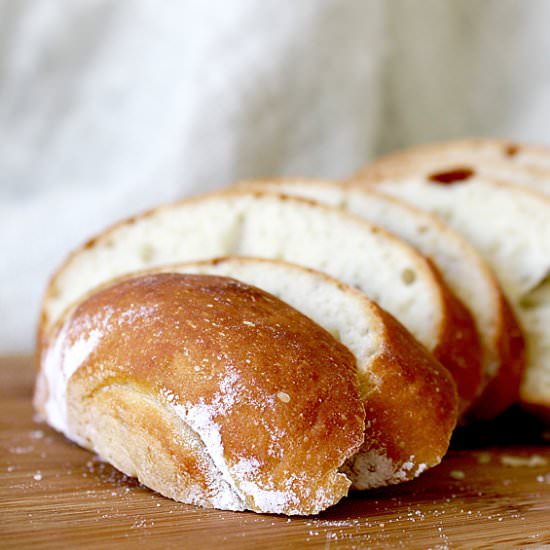 No-Knead Crusty Vegan Bread