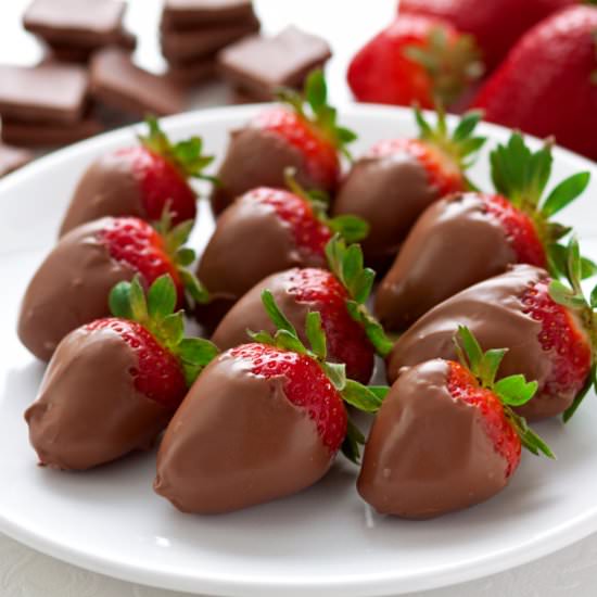 Chocolate-covered strawberries