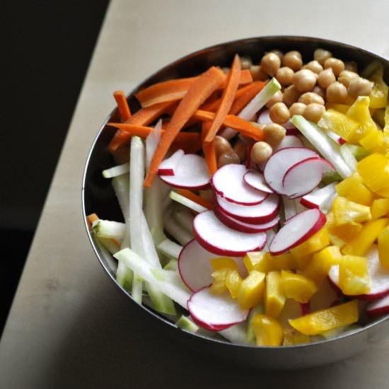 Kohlrabi coleslaw
