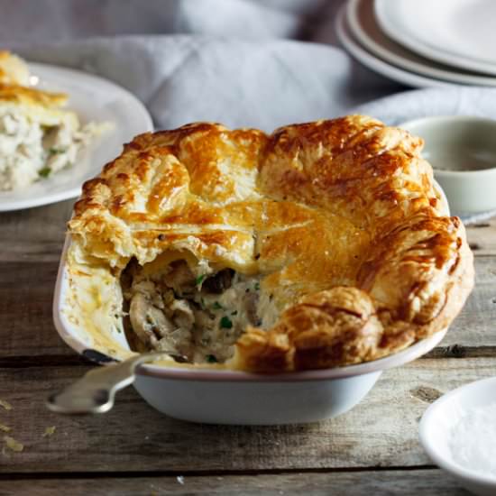 Easy, weekday chicken pot pie