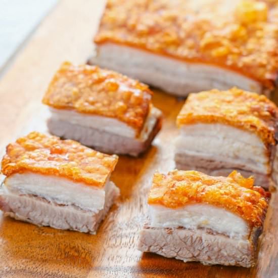 Crispy Golden Pork Belly