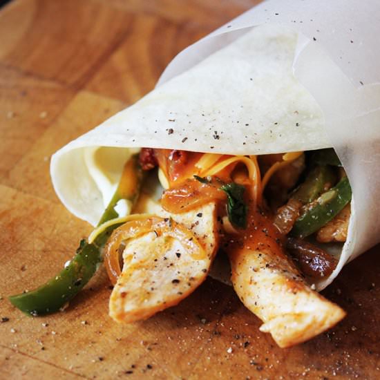 Wrap with Chicken & Sundried Tomatoes