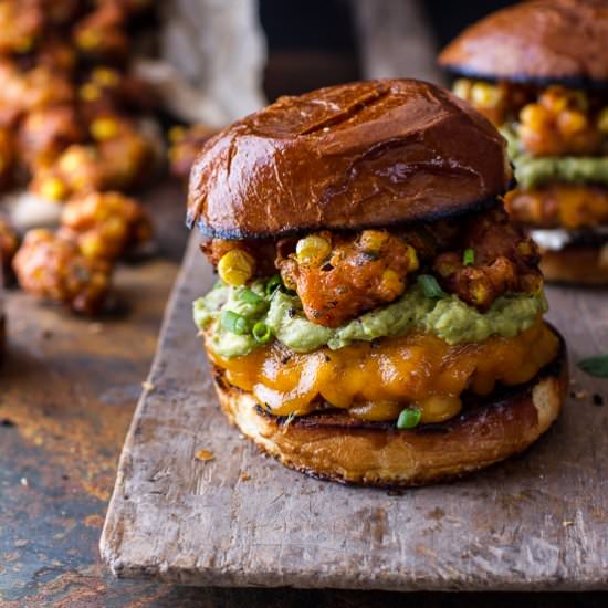 Chipotle cheddar burger