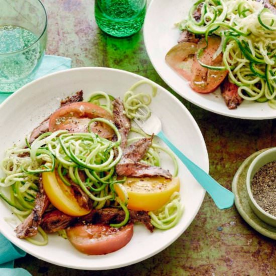 Grilled Flank Steak & Zucchini