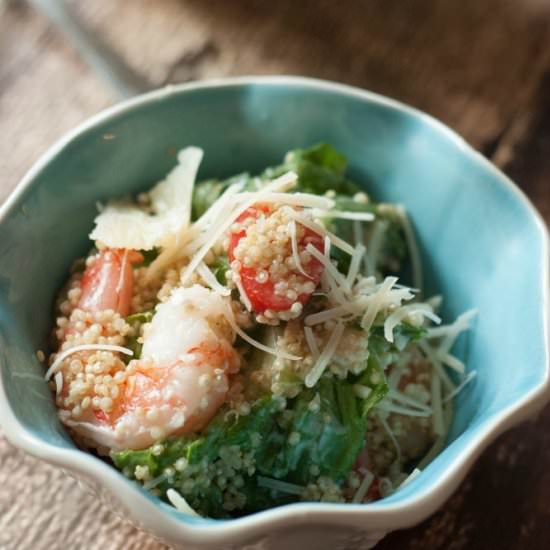 Caesar Salad with Shrimp