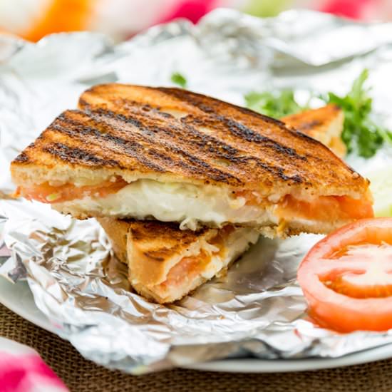 Veggie Grilled Cheese Sandwich
