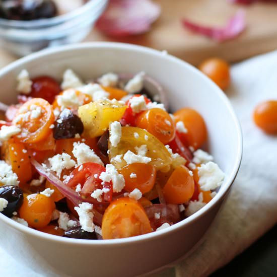 Fresh Tomato Salad with Feta