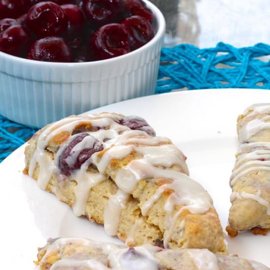 Cherry & Macadamia Nut Scones