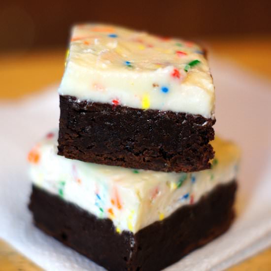 Birthday Cake Remix Brownies