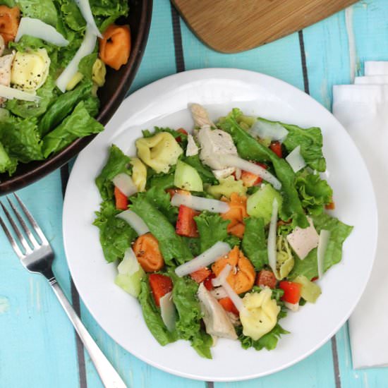 Quick Chicken and Tortellini Salad