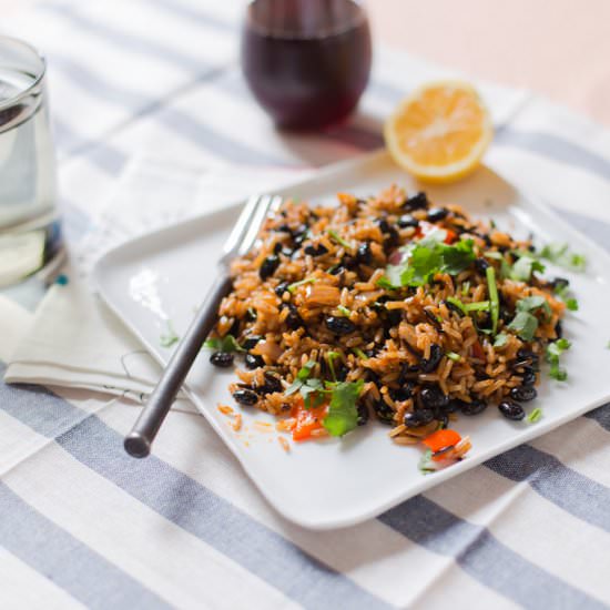 Spiced Rice and Beans