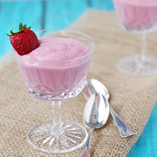 Strawberry Pudding  GF, DF V