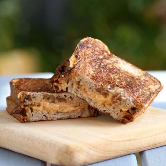 Peanut Butter Stuffed French Toast