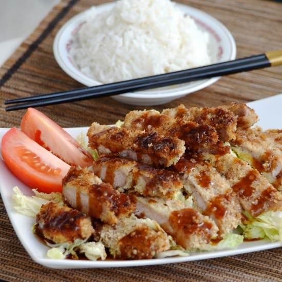 Pork Tonkatsu and Sauce