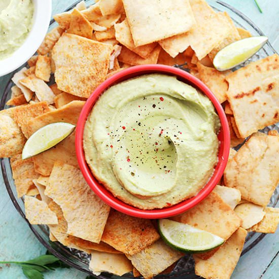 Feta Cheese Avocado Hummus Dip