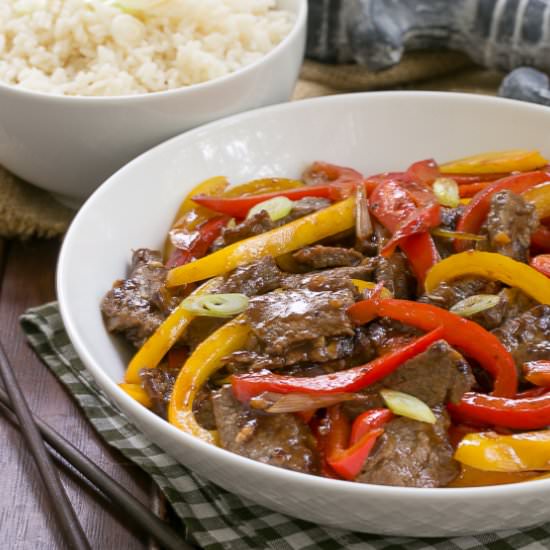 Asian Beef with Peppers