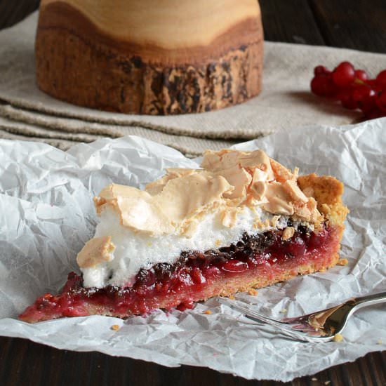 Currants Tart with Meringue