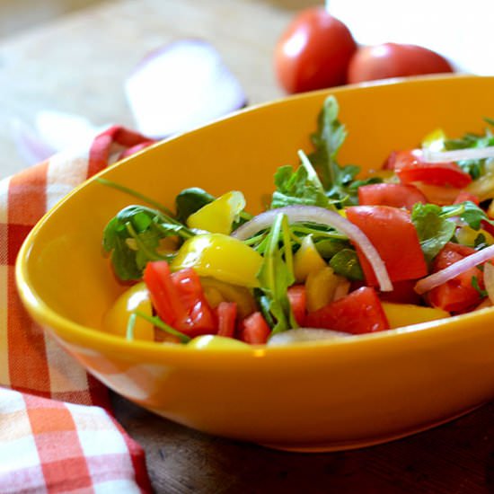 Pepper Tomato Salad