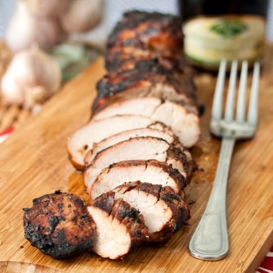 Garlic-Balsamic Pork Tenderloin