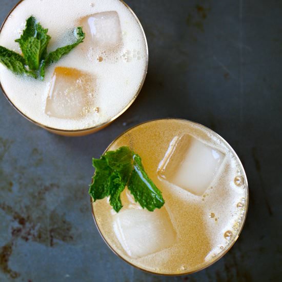Peaches and Bubbly