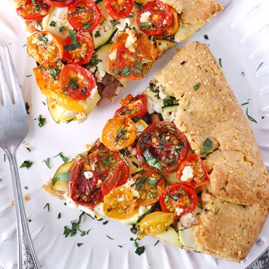 Heirloom Cherry Tomato Galette