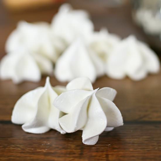 Cake Batter Meringues