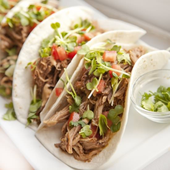 Korean Pork Tacos
