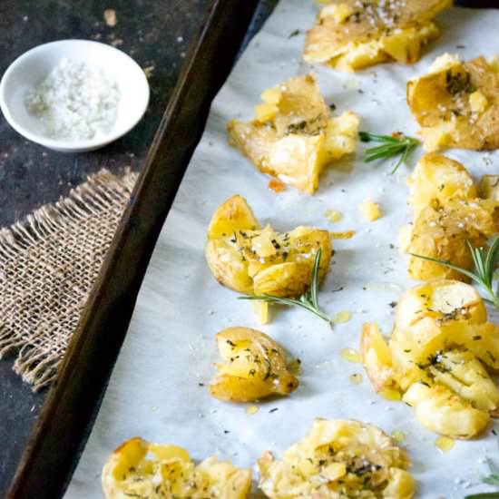 Roasted Smashed Potatoes