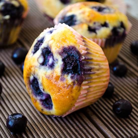 Easy Blueberry Muffins
