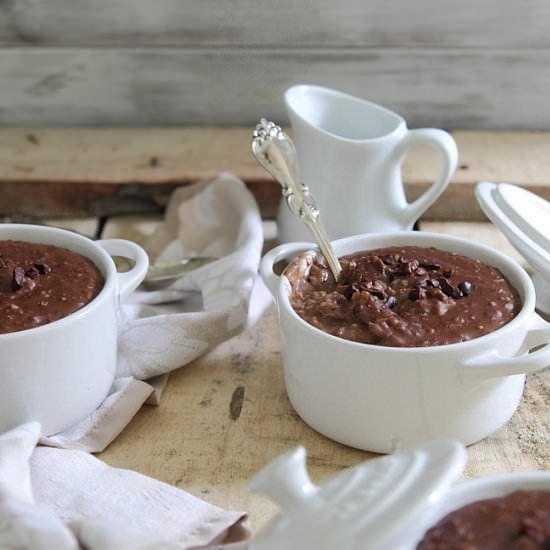 Chocolate Steel Cut Oatmeal