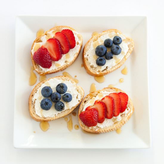 Ricotta & Honey Toast