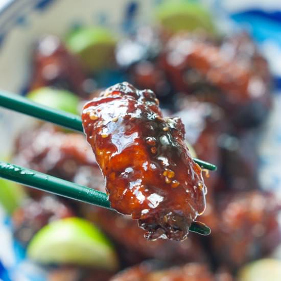 Honey Lime Sesame Chicken Wings