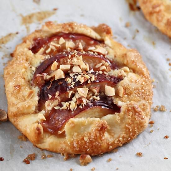 Nectarine Almond Frangipane Tart