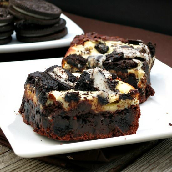 Oreo Cheesecake Brownies