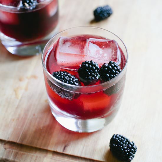 Blackberry Gin and Tonic